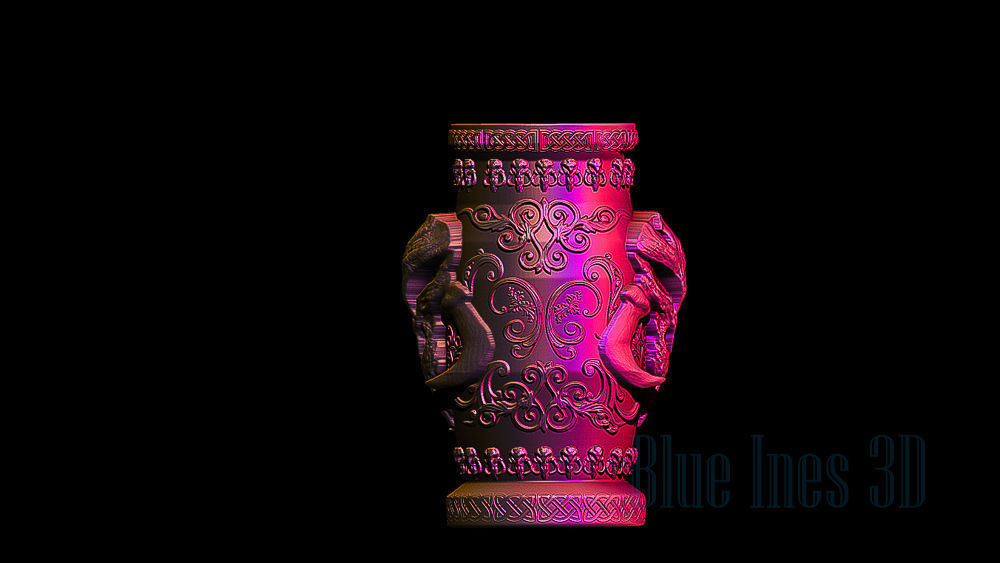 Mythosaur Mandalorian Can Holder cozy 3D print model_1