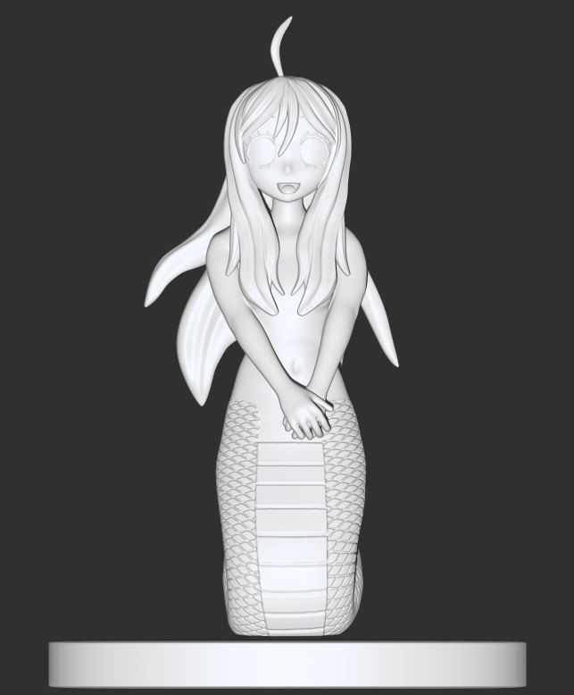 Jashin-chan from Dropkick On My Devil 3D print model_3