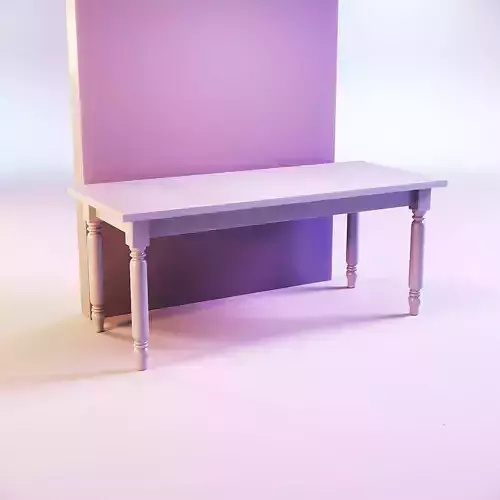 Miniature farmhouse style table