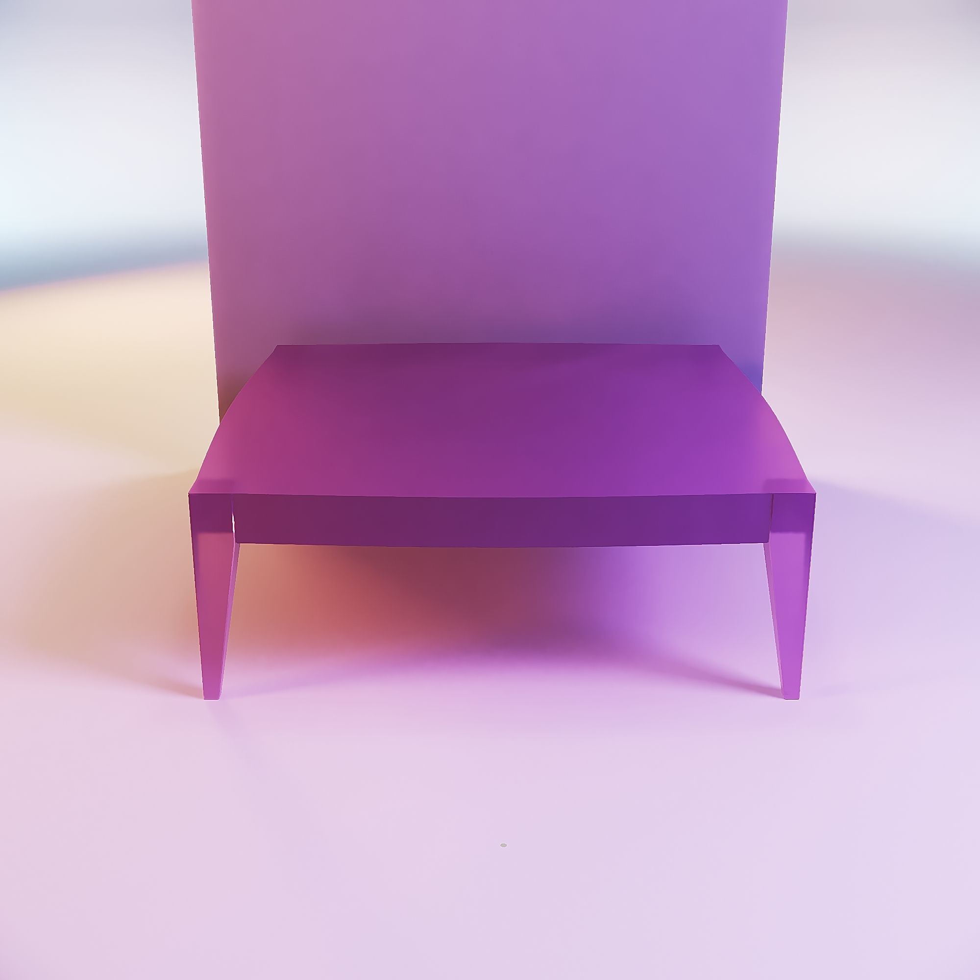 Coffee table 3D print model_2