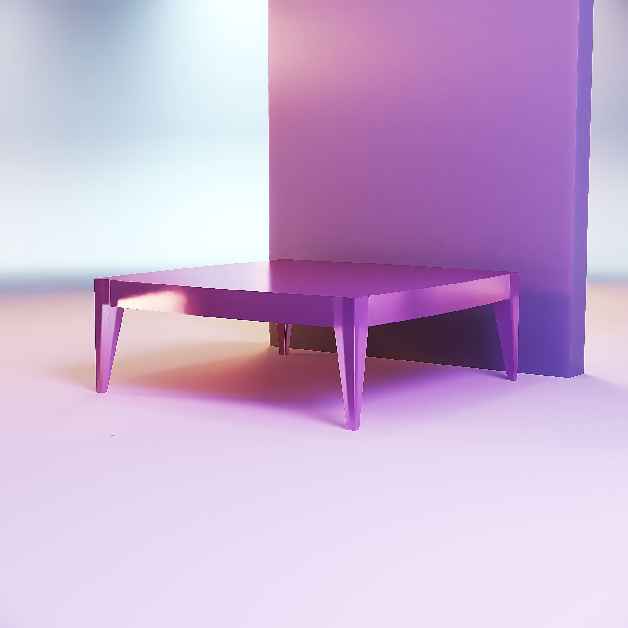 Coffee table 3D print model_1