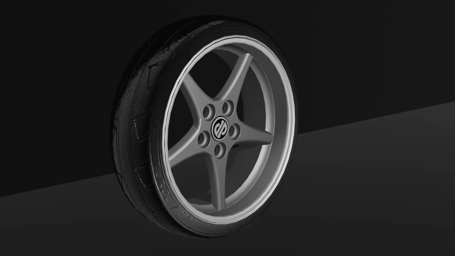 volvo JP mk17 rims Low-poly 3D model