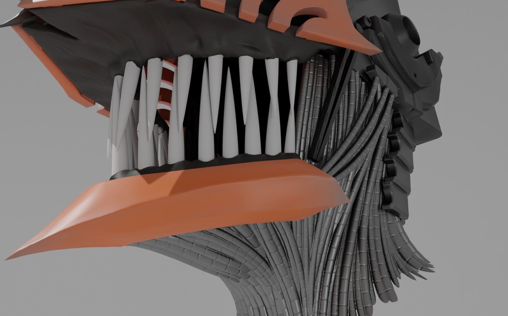 Anime Accurate Chainsaw Man 3D Model Fan Art for Cosplay 3D print model_6