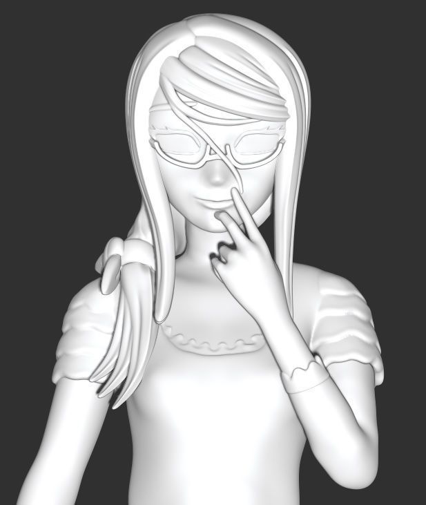 Rize from Tokyo Ghoul  3D print model_5