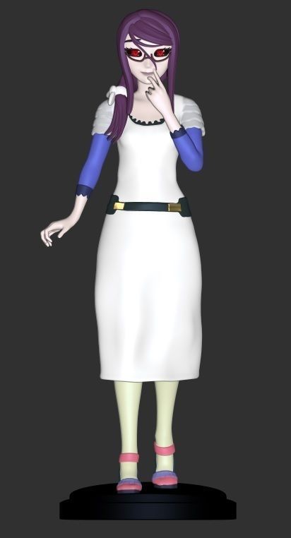 Rize from Tokyo Ghoul  3D print model_1