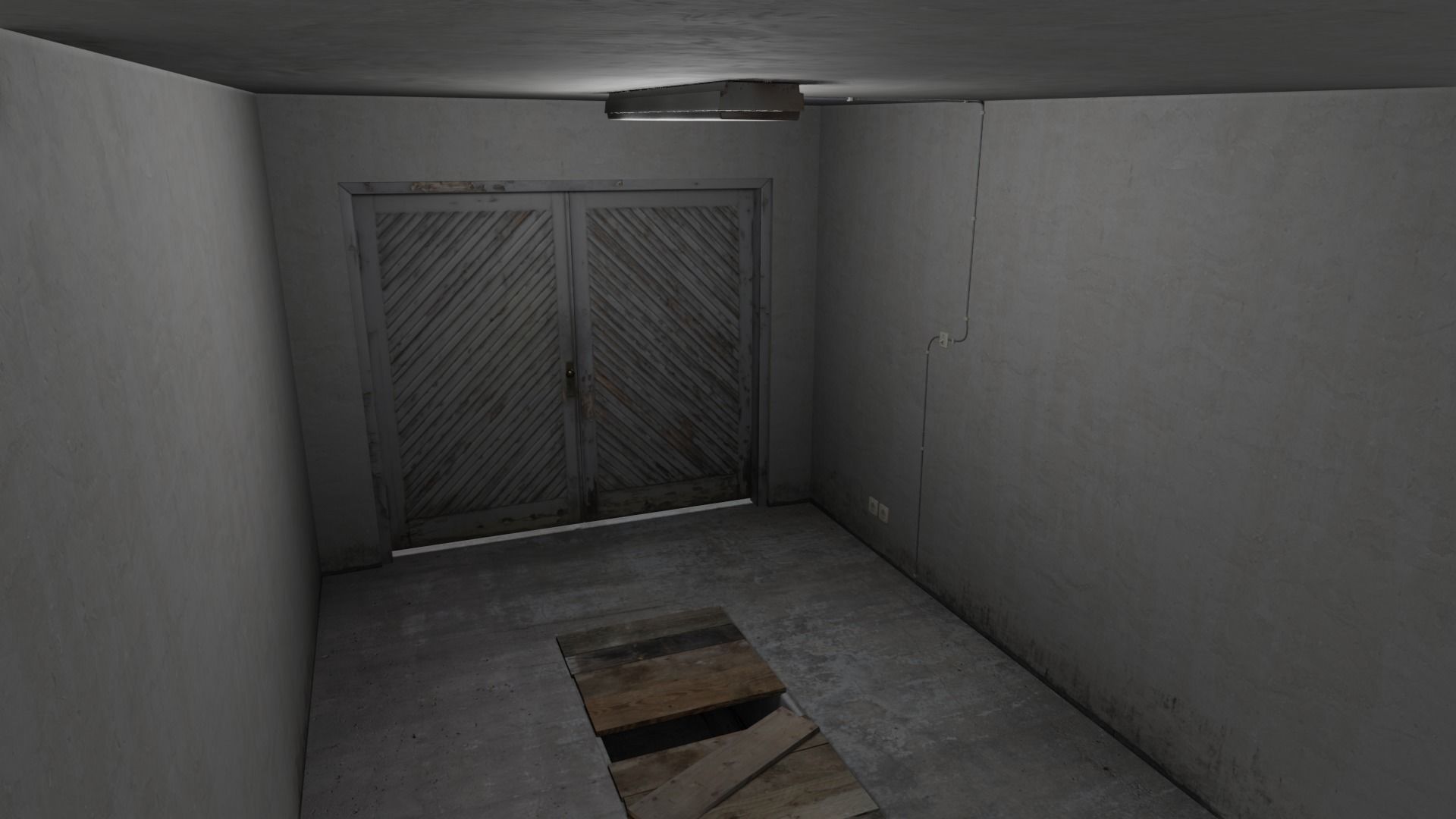 Vintage Garage Pack Low-poly 3D model_2