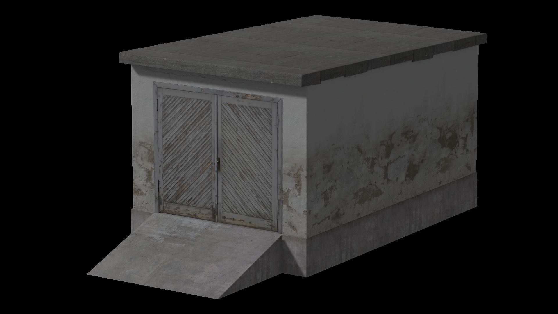 Vintage Garage Pack Low-poly 3D model_7