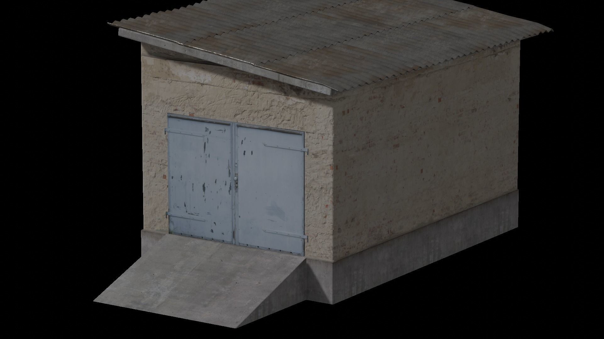 Vintage Garage Pack Low-poly 3D model_13