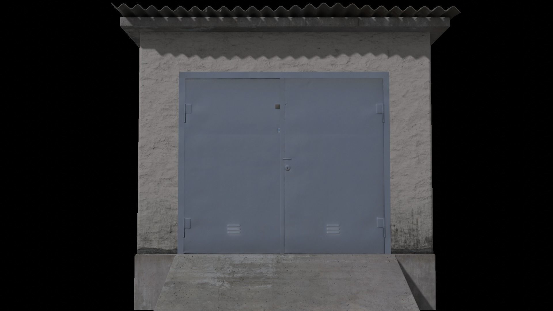 Vintage Garage Pack Low-poly 3D model_9