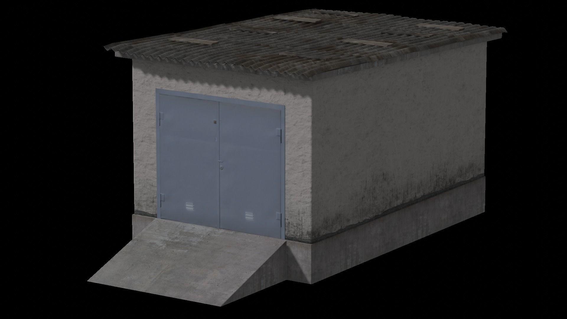 Vintage Garage Pack Low-poly 3D model_10