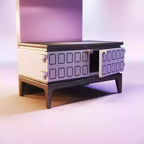 Miniature dollhouse furniture TV table 3d printed files