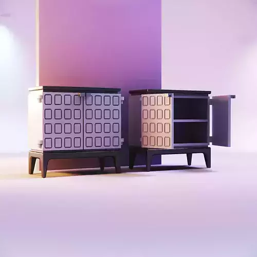 Miniature dollhouse furniture dresser 