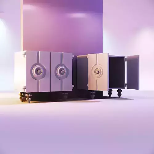 Miniature dollhouse furniture dresser 