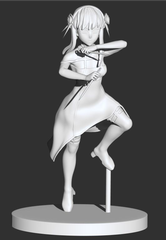 Yor Forger from Spy x Family 3D print model_4