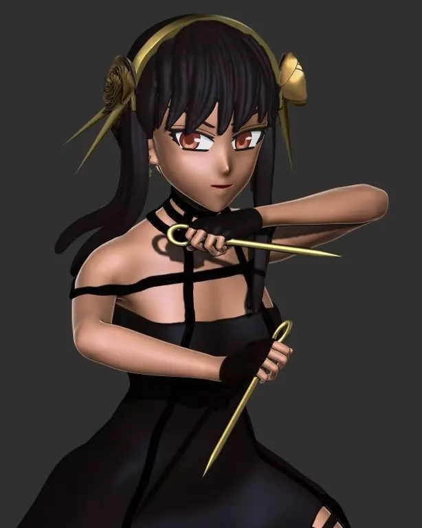 Yor Forger from Spy x Family 3D print model_0