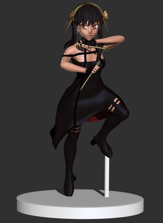 Yor Forger from Spy x Family 3D print model_1