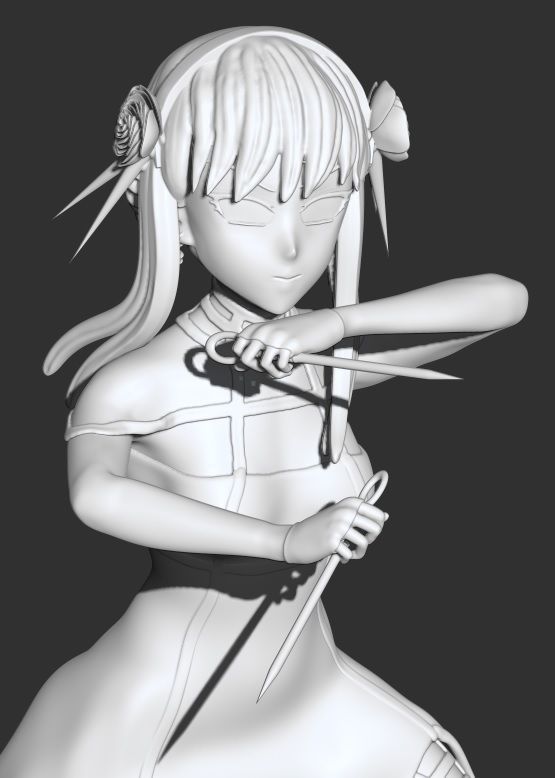 Yor Forger from Spy x Family 3D print model_5