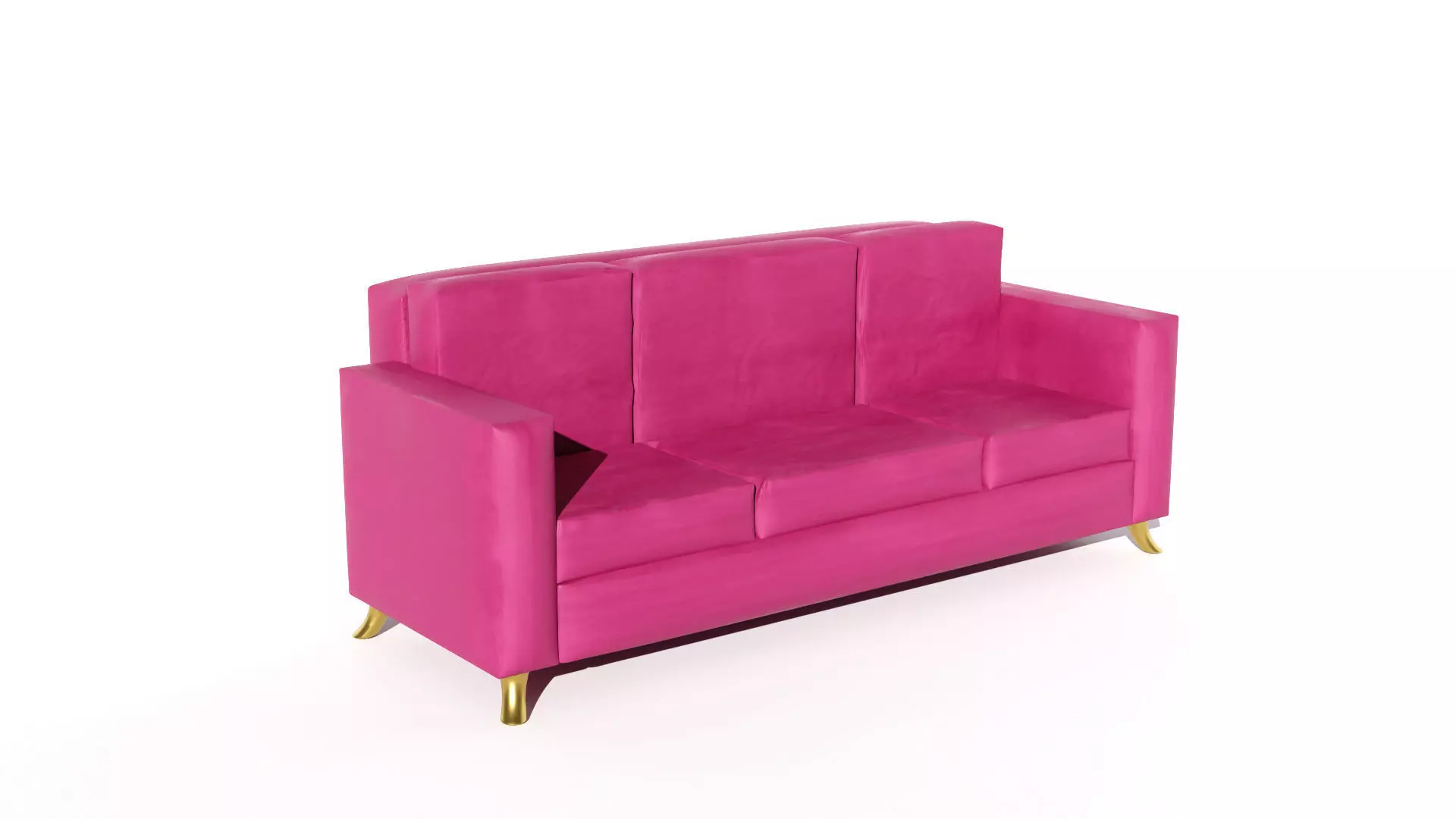 sofa 13  Low-poly 3D model_0