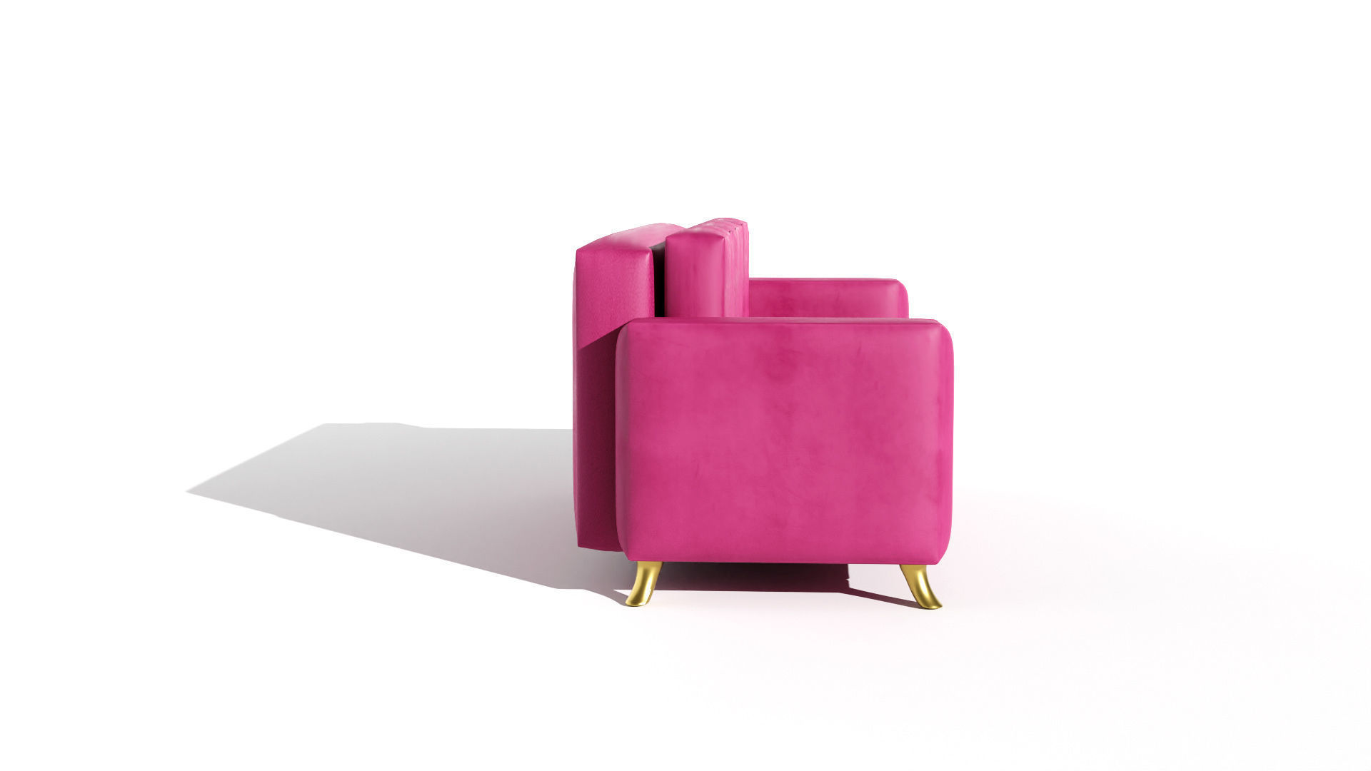 sofa 13  Low-poly 3D model_2