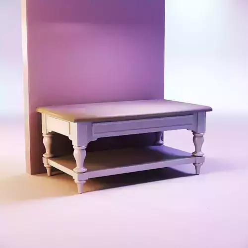 Miniature dollhouse furniture vintage coffee table