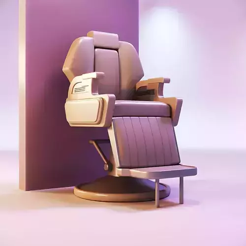 Miniature dollhouse furniture salon chair  3D print model