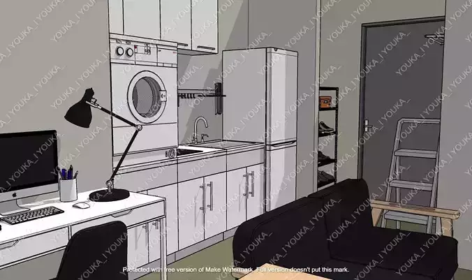 small single apartment 