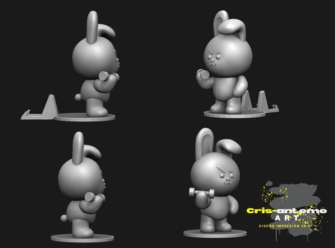 COOKY BTS 3D print model_2