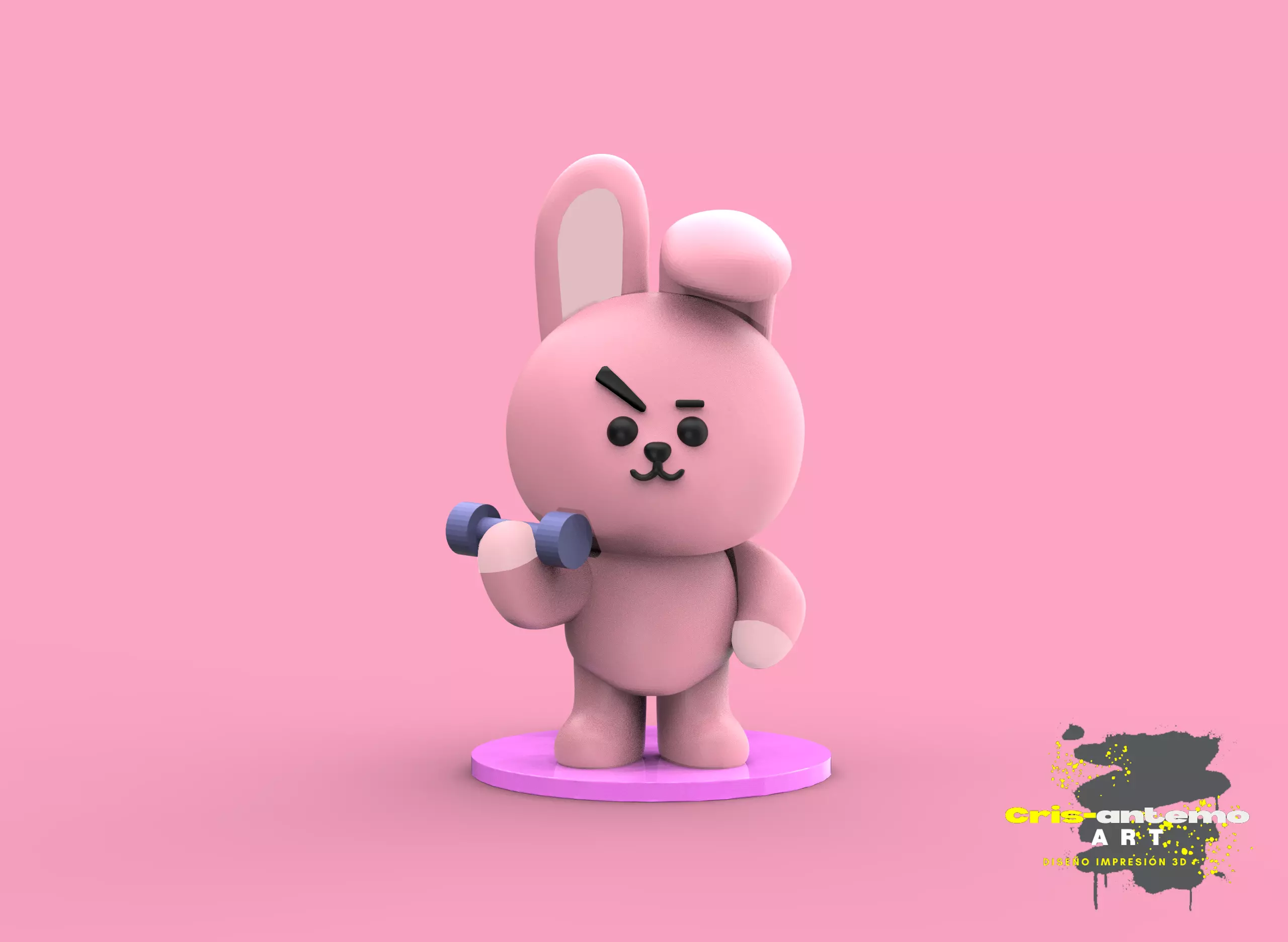 COOKY BTS 3D print model_0