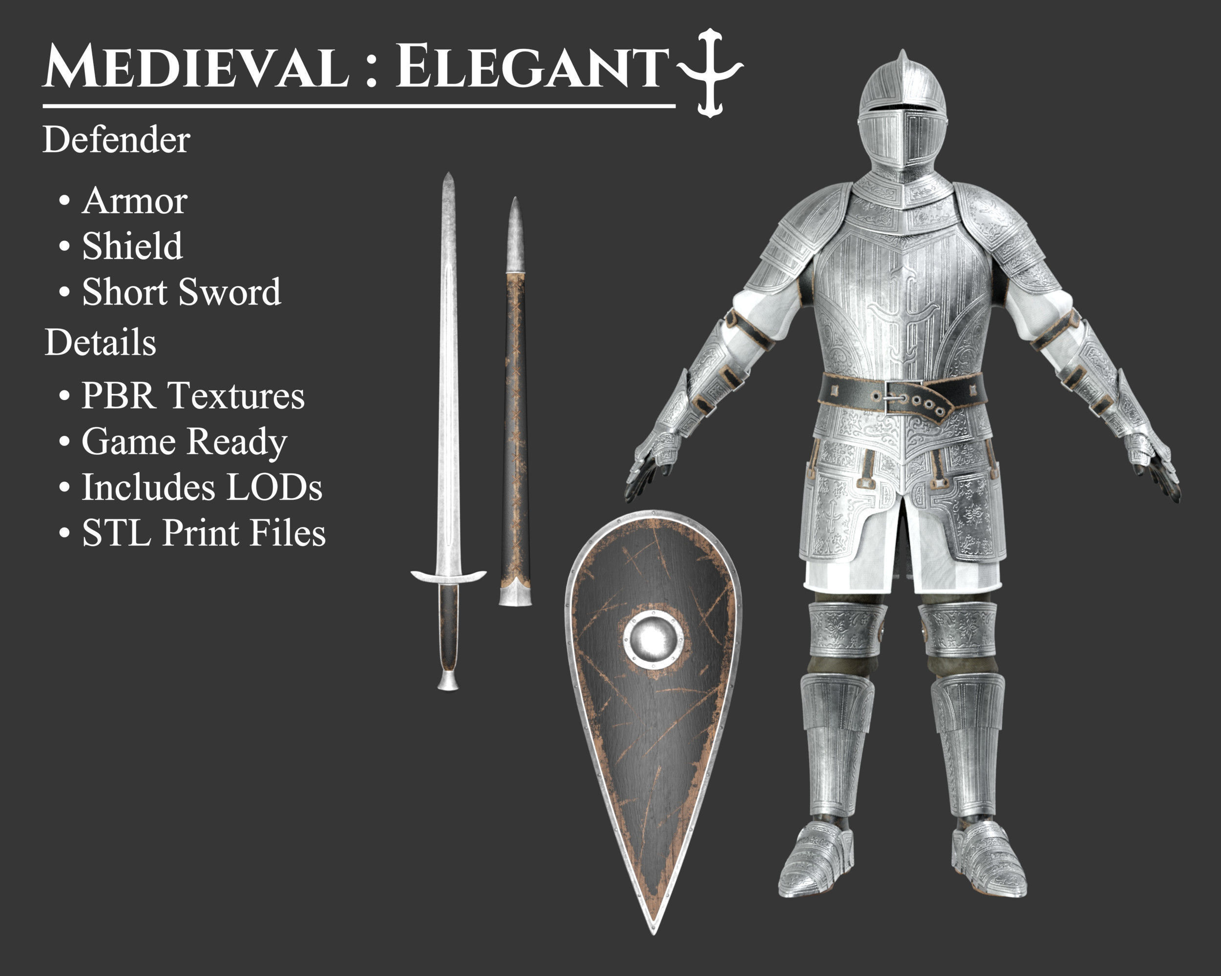 Medieval Collection Elegant Defender _1