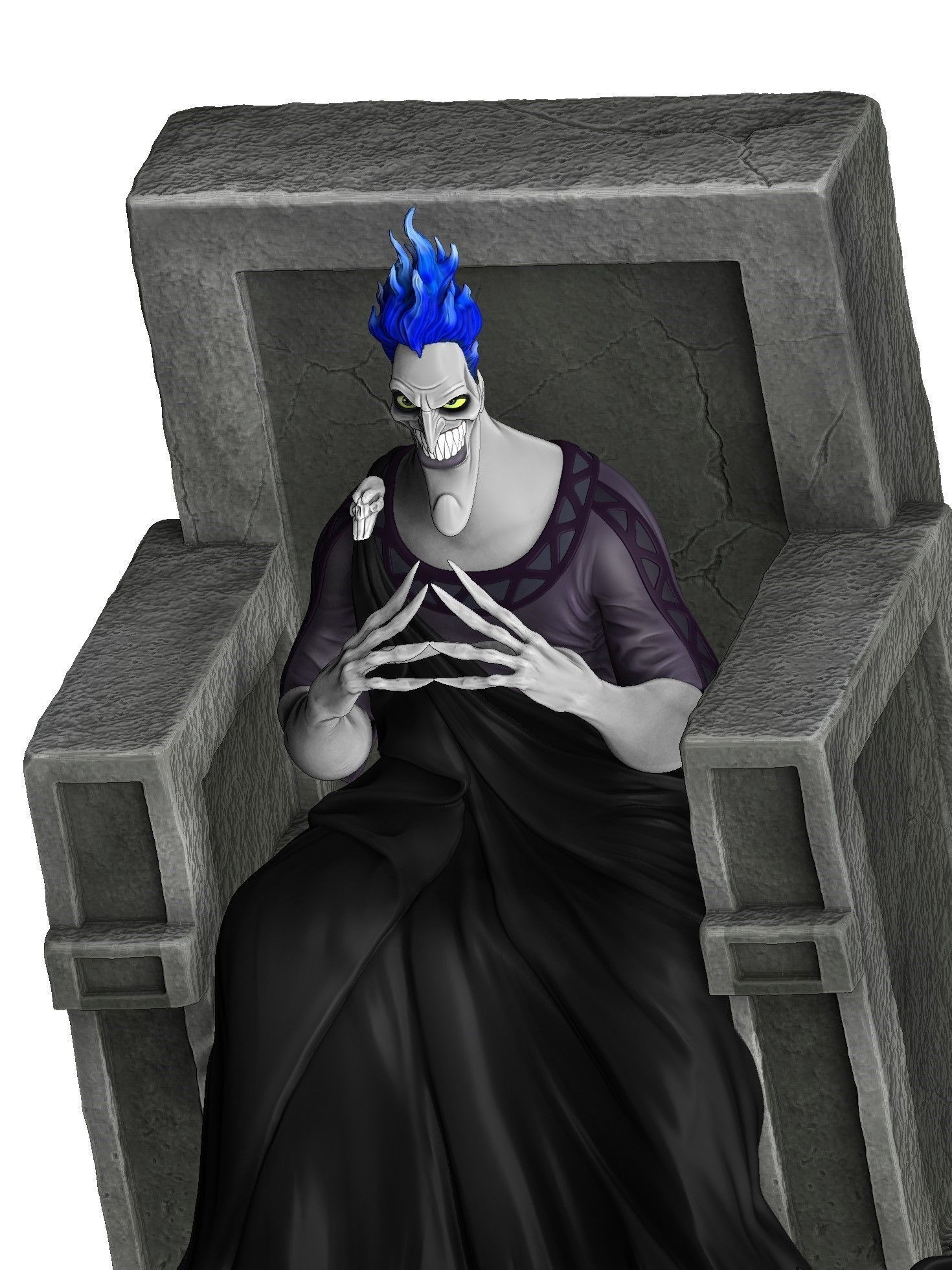 HADES DISNEY 3D PRINTABLE STL 3D print model_13