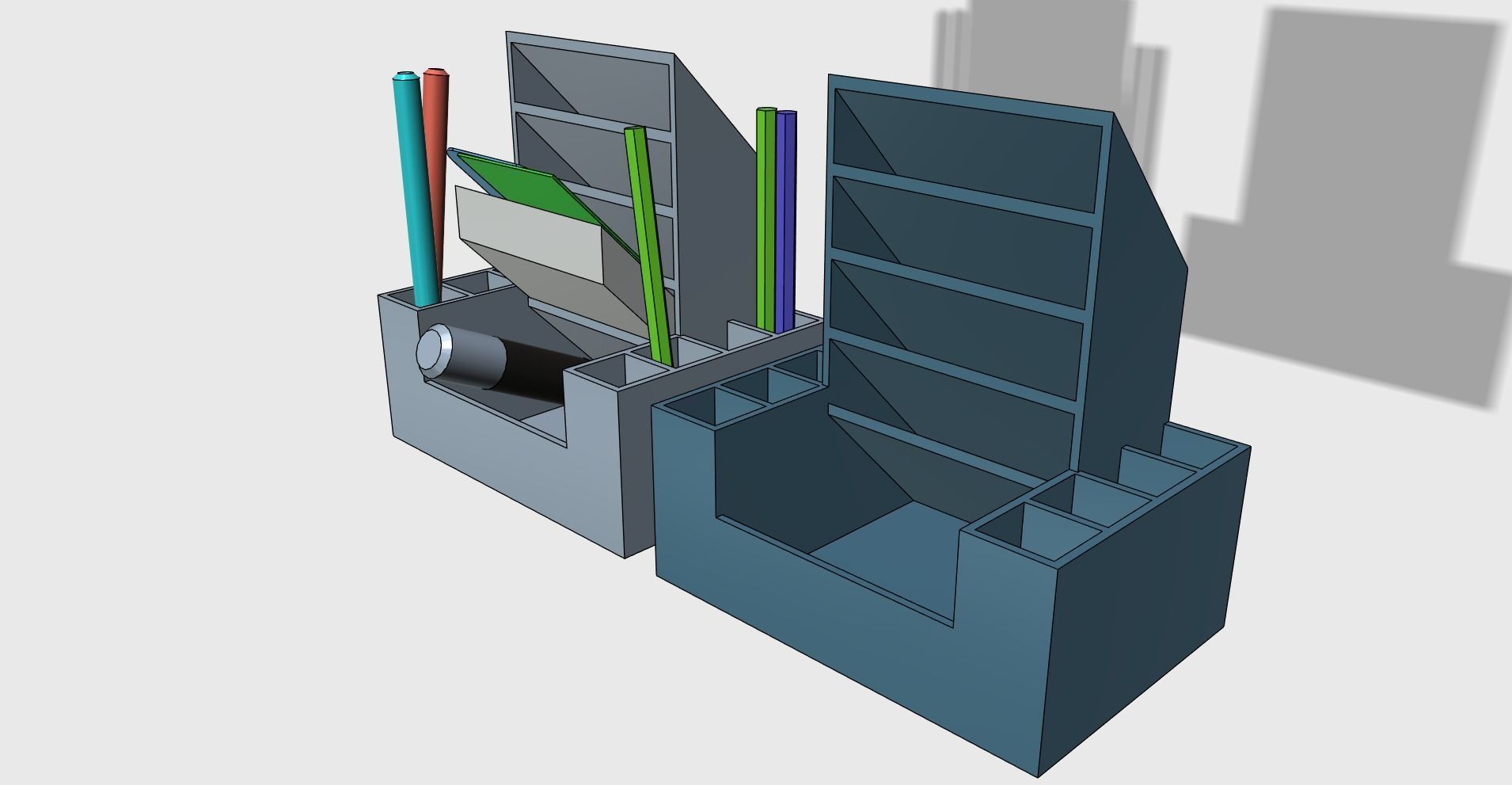 Organizer easy print 3D print model_2