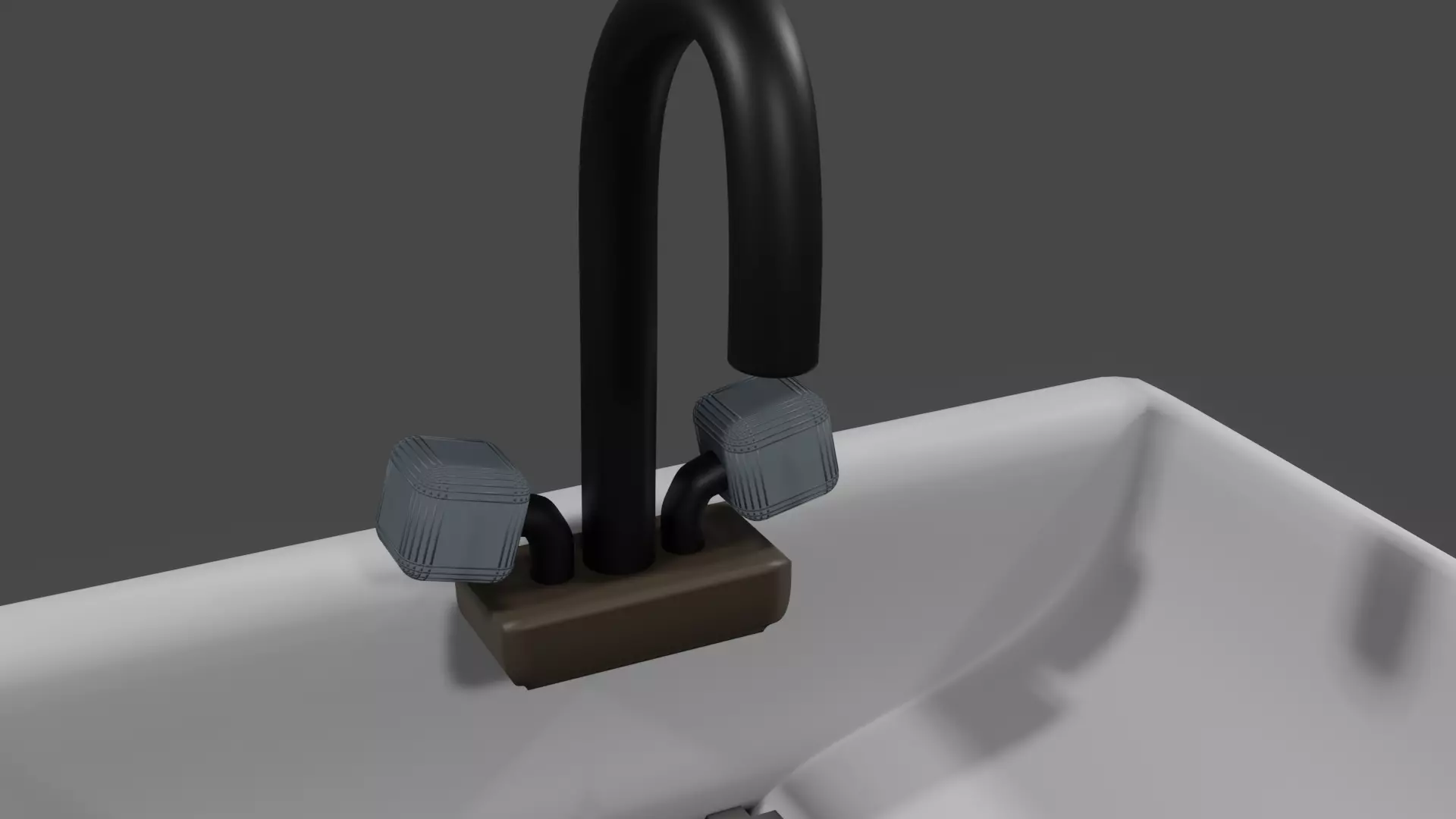 Washbasin sink with faucet Free 3D model