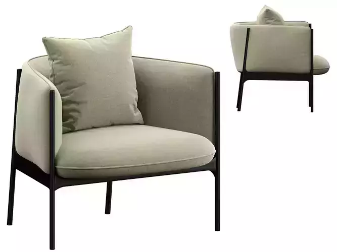 Sepal Lounge Chair 3D model