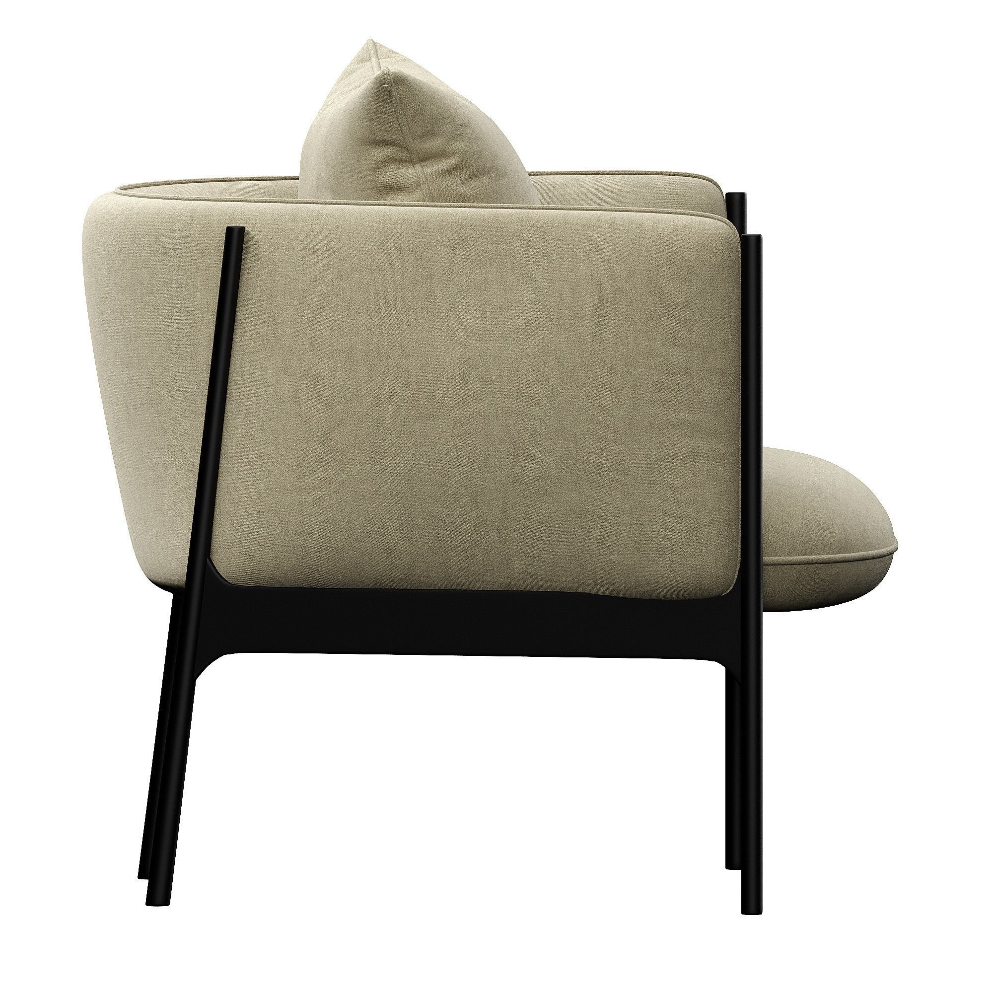 Sepal Lounge Chair 3D model_2