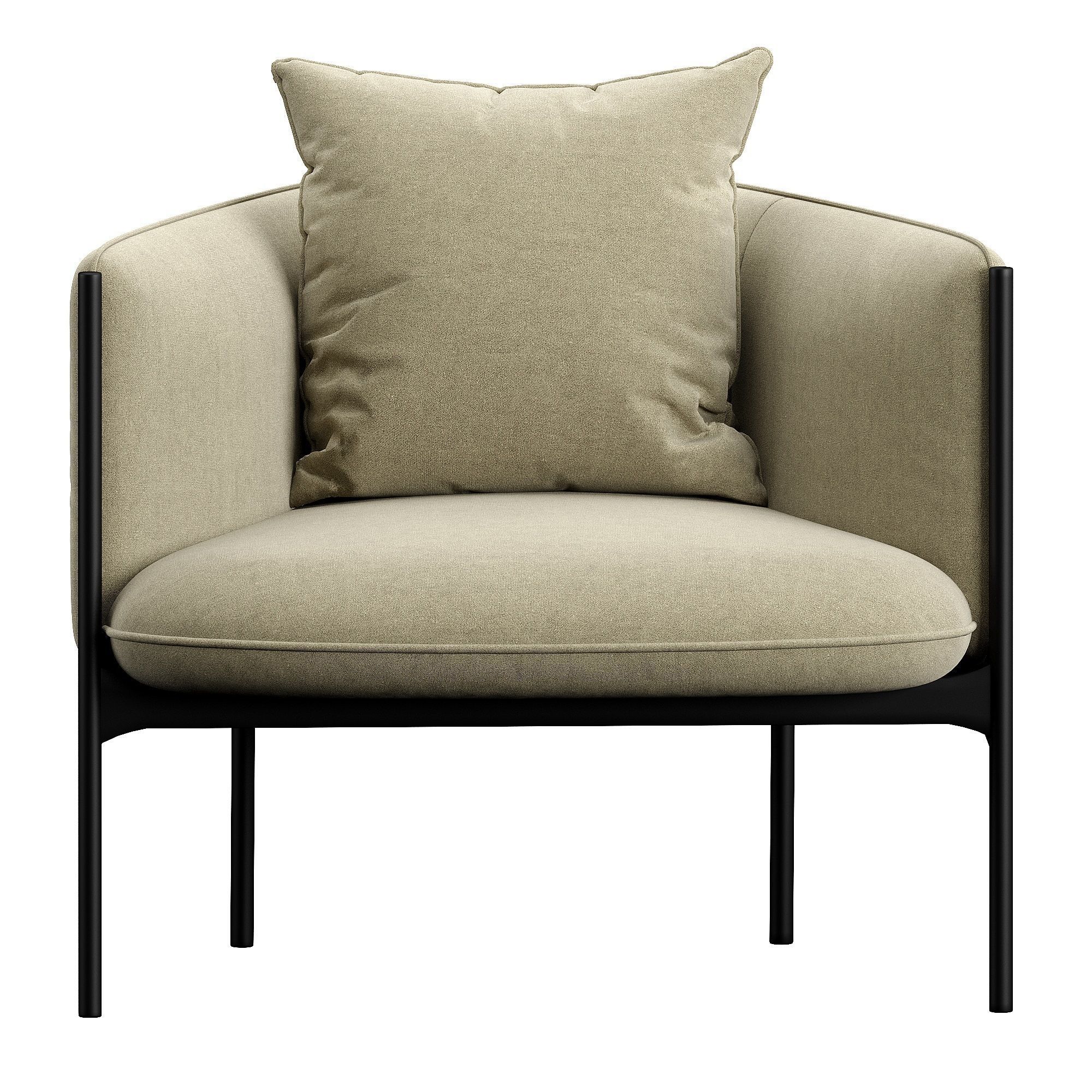 Sepal Lounge Chair 3D model_3