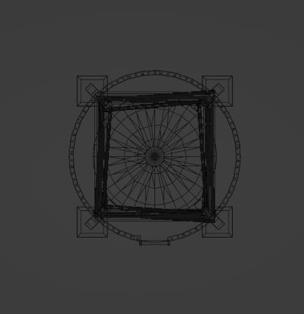 Low Poly Water Tower Free low-poly 3D model_8