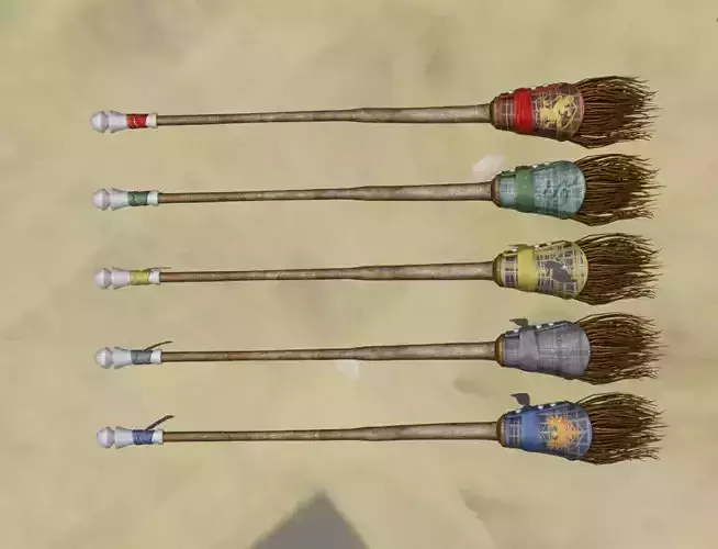 game asset Hogwarts HouseBroom