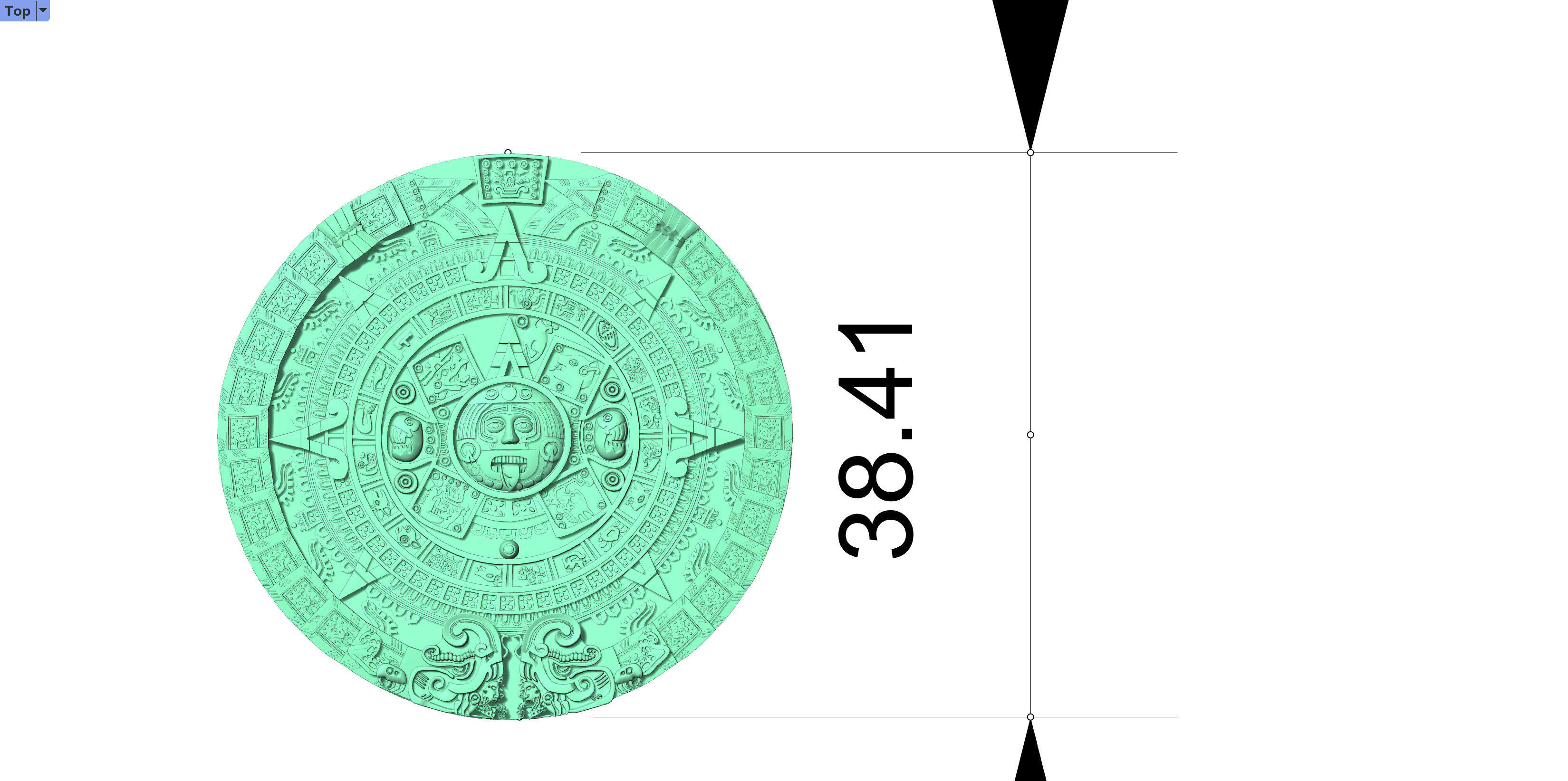 Maya Calender 3D  model printable 3D print model_3