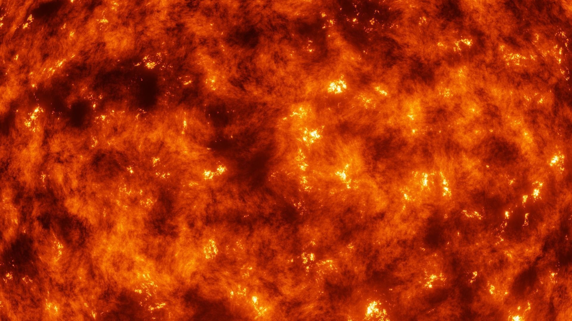 Stylized Burning Sun with Solar Flare  Low-poly 3D model_5