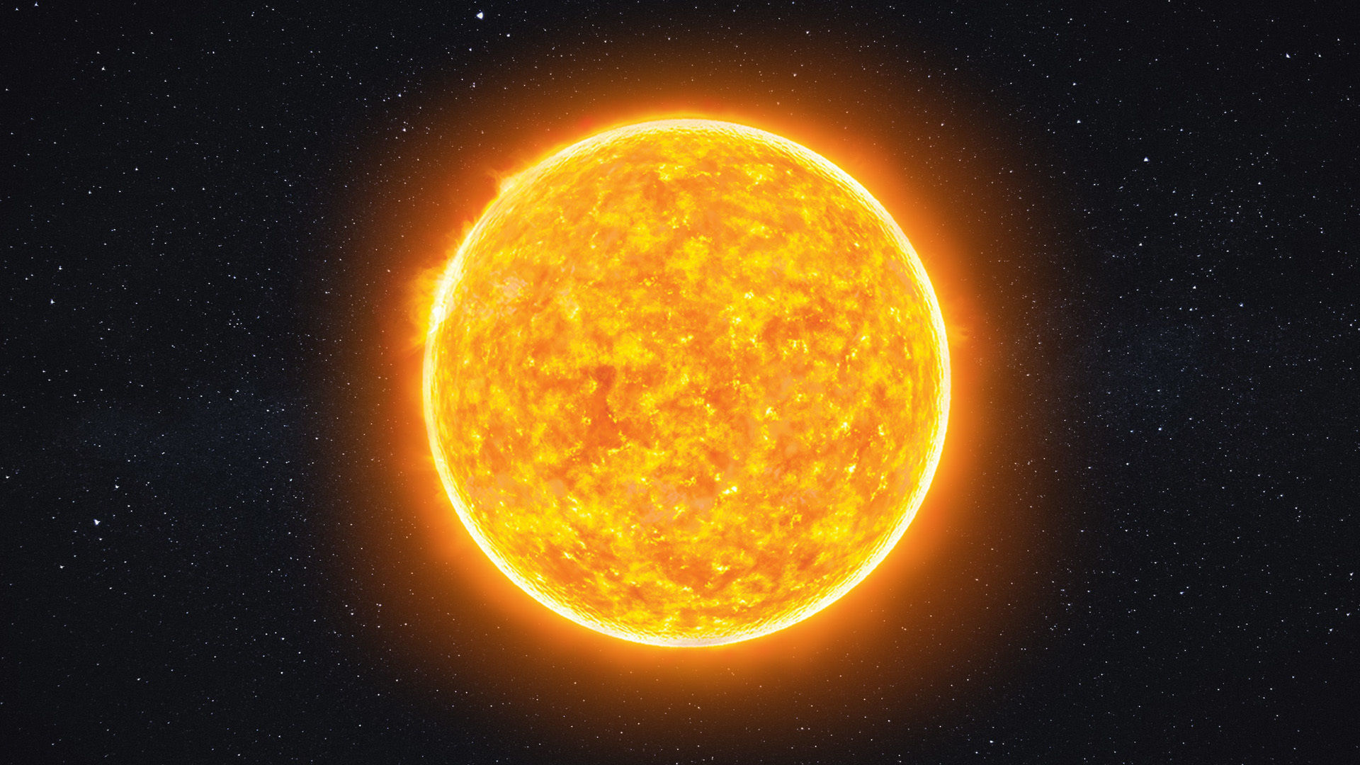 Stylized Burning Sun with Solar Flare  Low-poly 3D model_9
