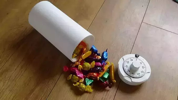 Combination Lock Capsule 3D print model