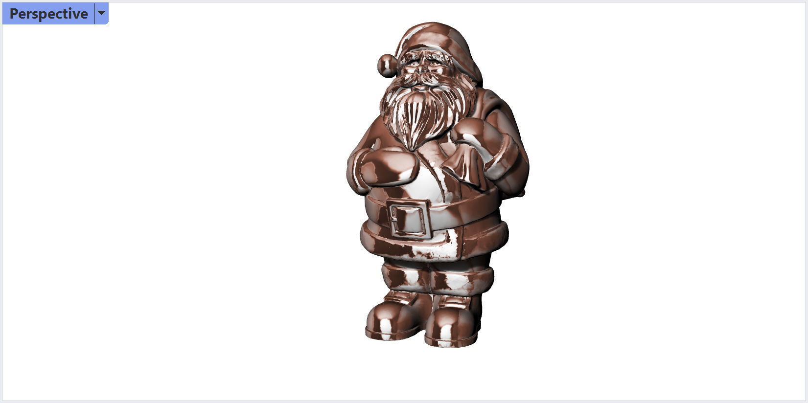 Santa Claus Christmas present 3D print model 3D print model_4