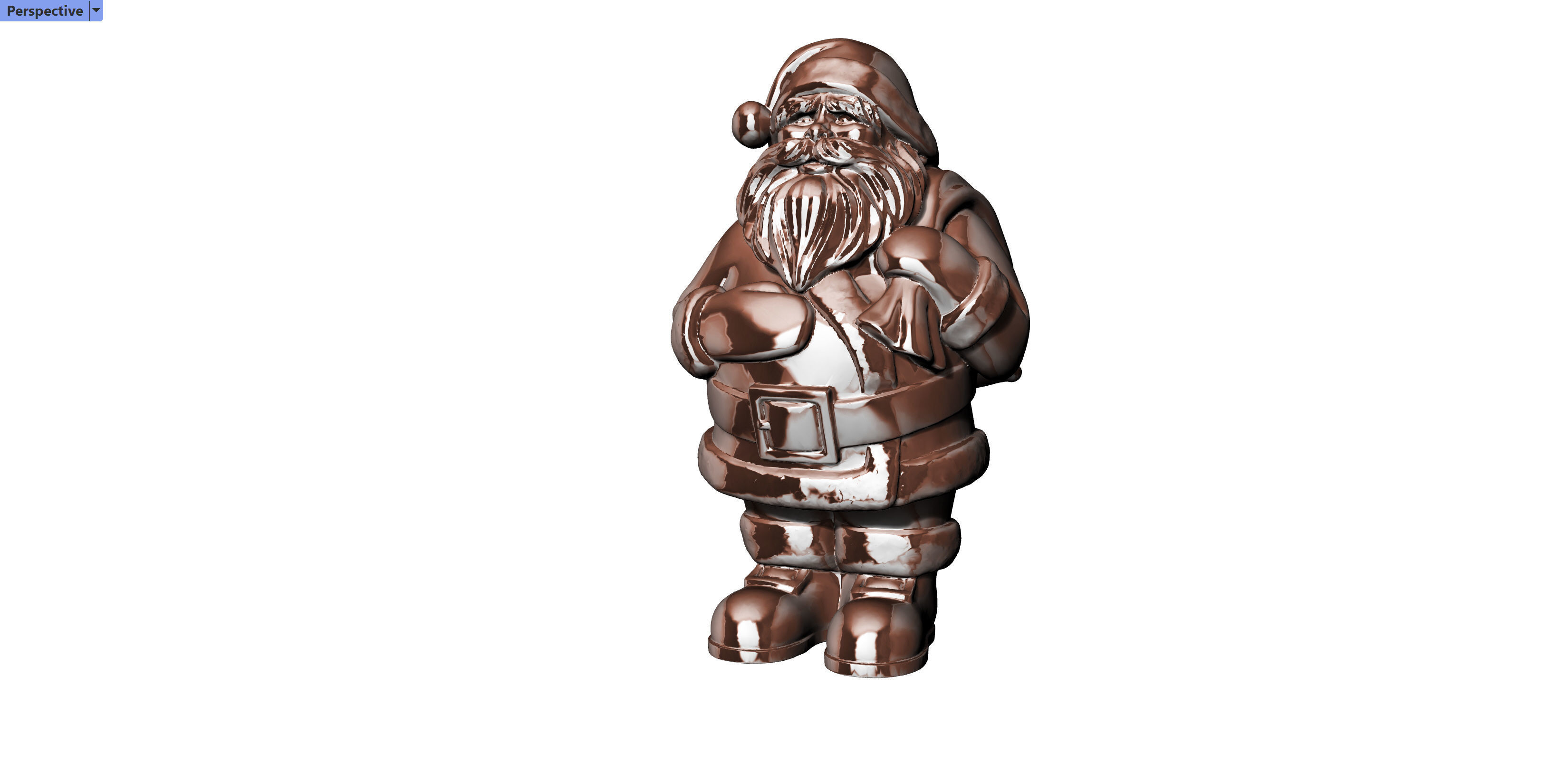 Santa Claus Christmas present 3D print model 3D print model_1