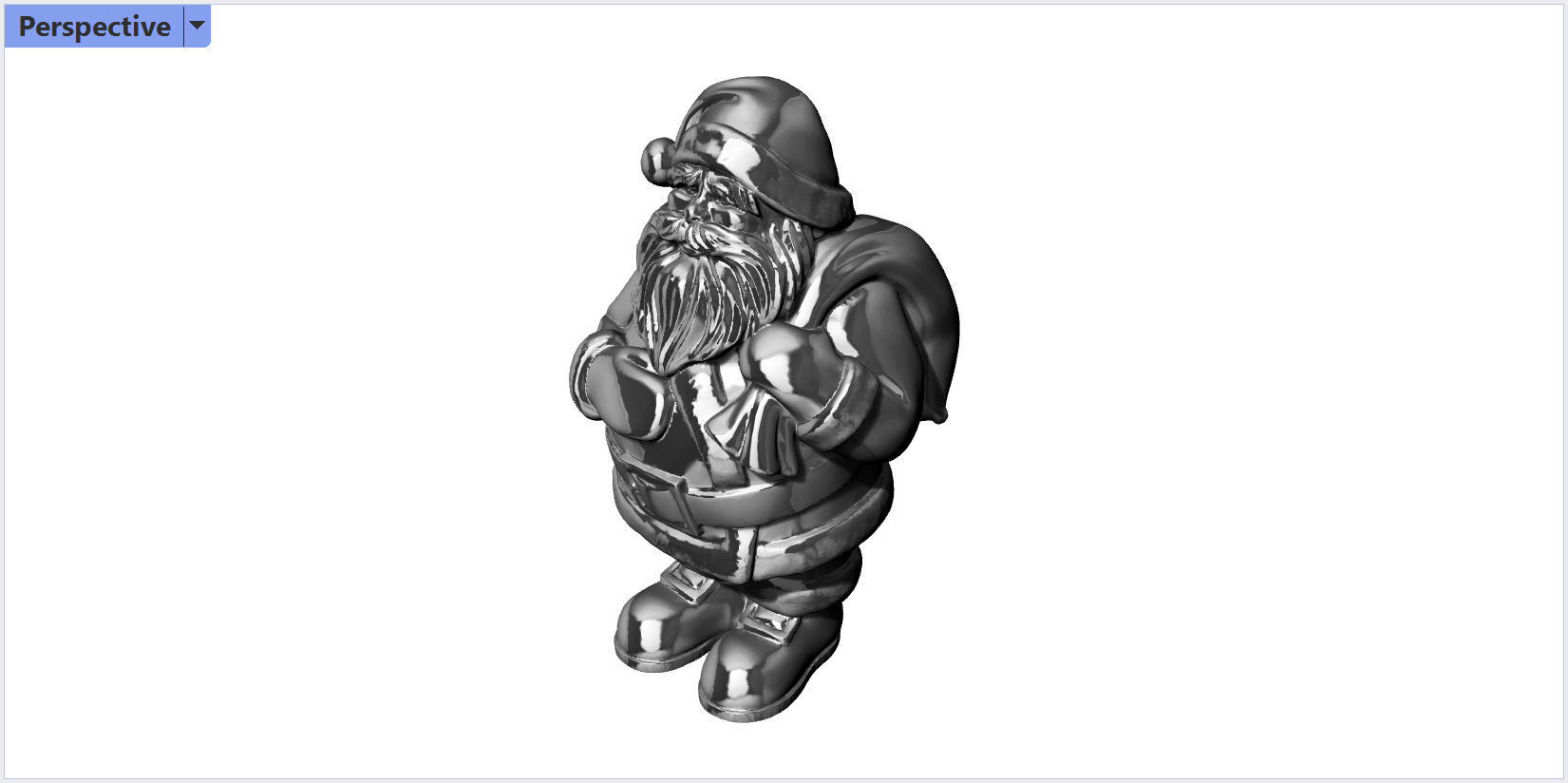 Santa Claus Christmas present 3D print model 3D print model_7