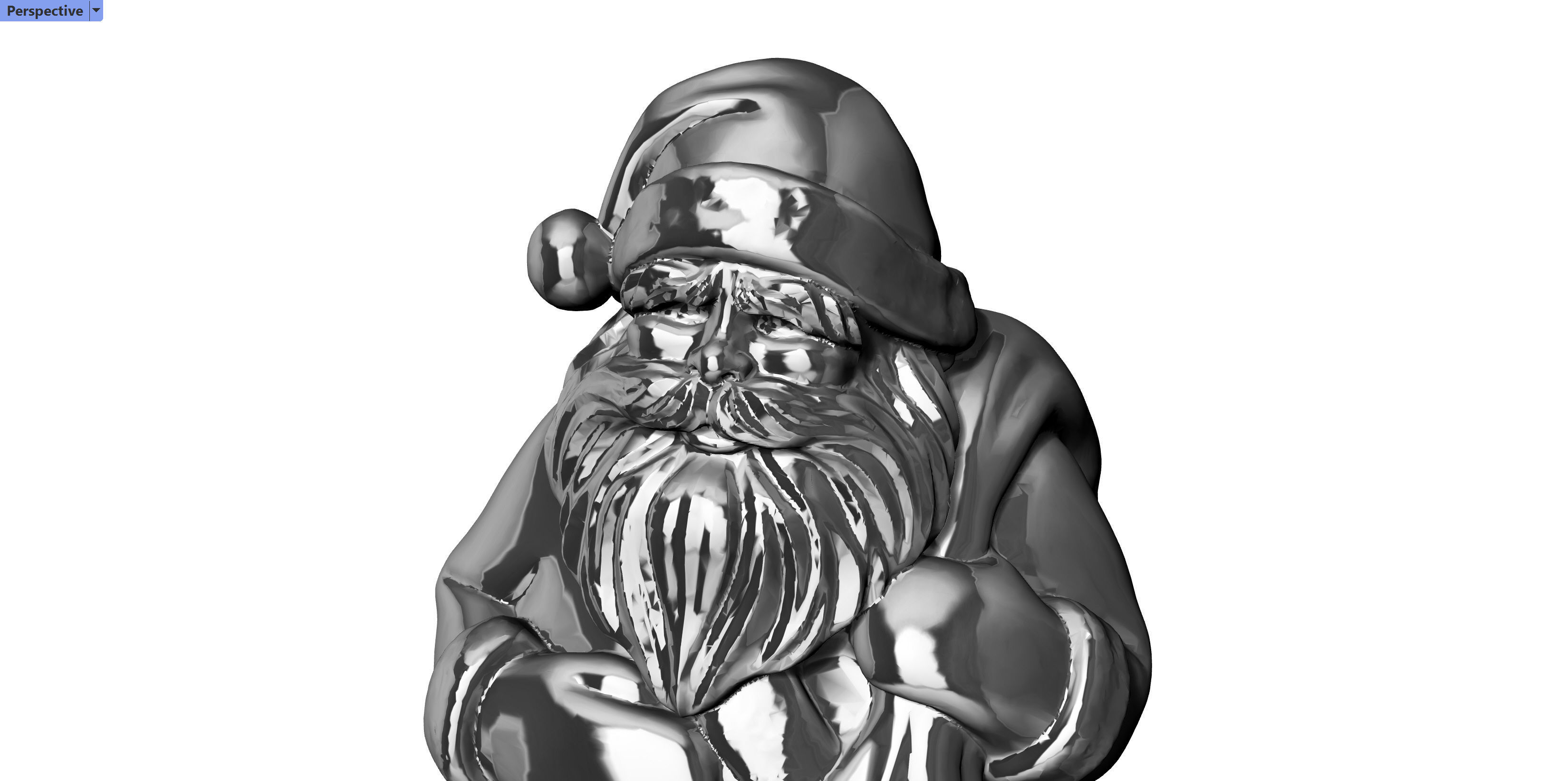 Santa Claus Christmas present 3D print model 3D print model_8