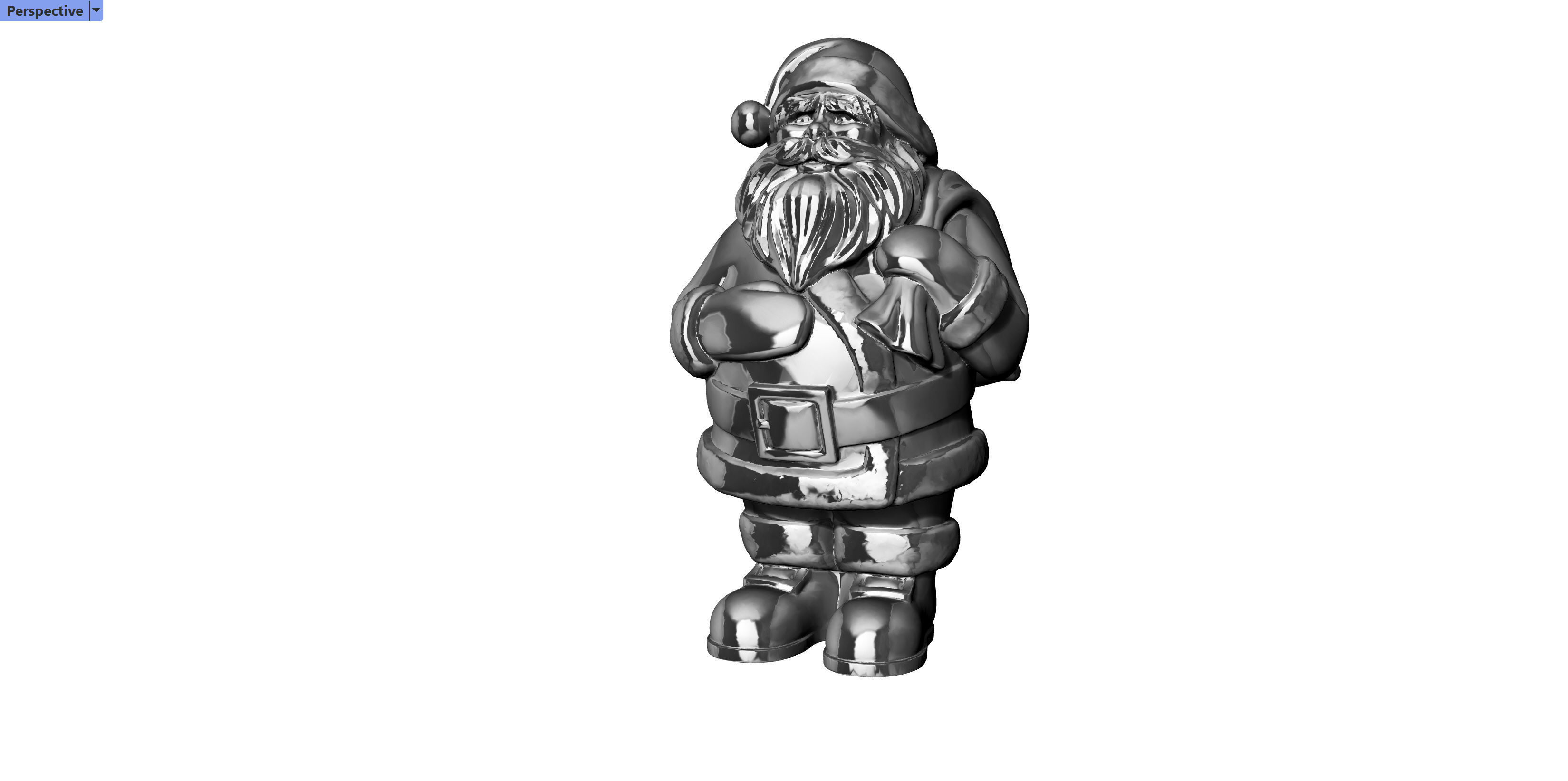 Santa Claus Christmas present 3D print model 3D print model_5