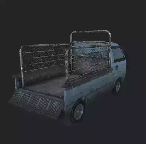 vehicles old car Low-poly 3D model