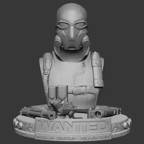 WANTED WEAPONS OF FATE SCULPT WESLEY GIBSON KILLERSUIT 3D print model