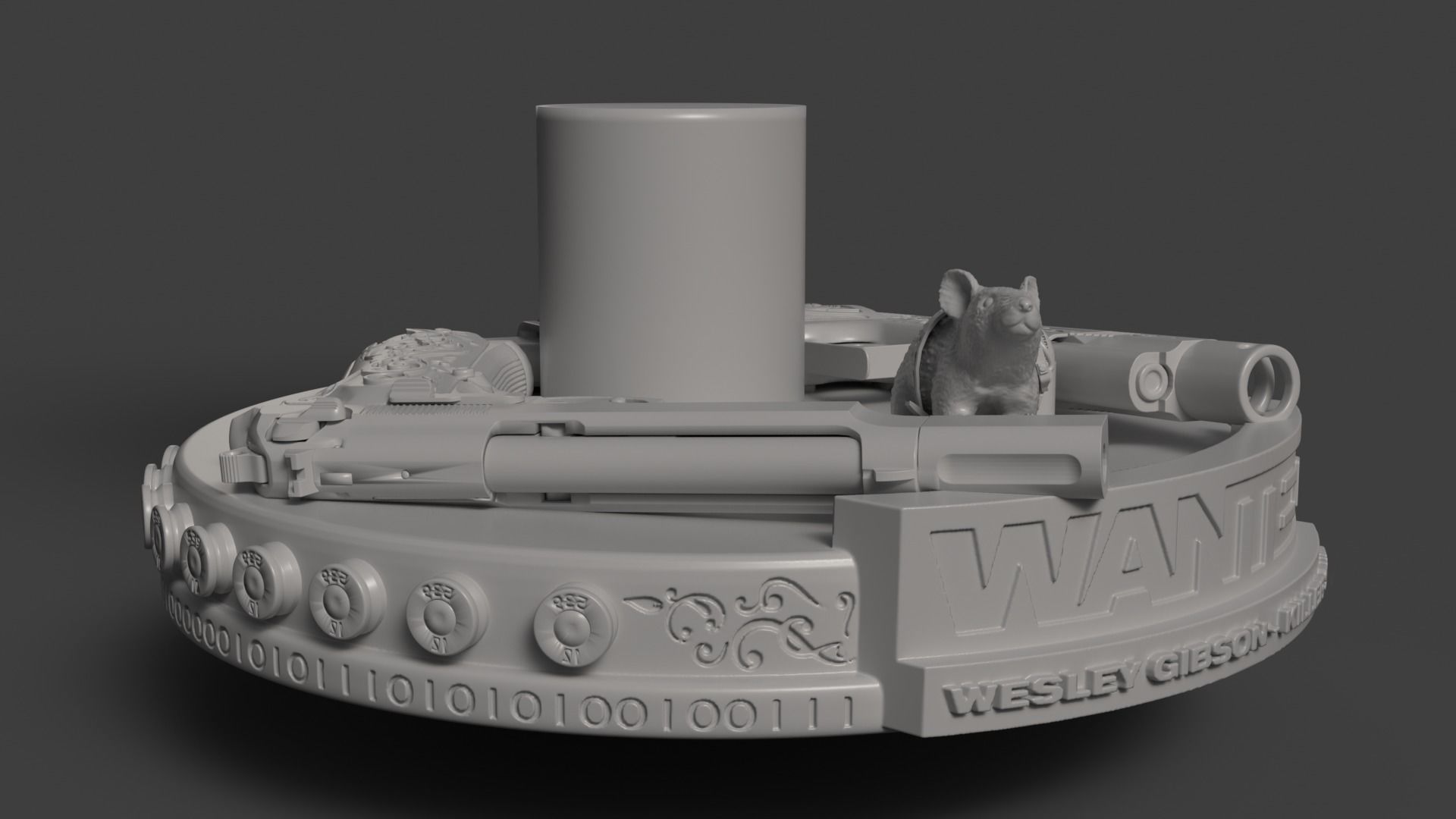 WANTED WEAPONS OF FATE SCULPT WESLEY GIBSON KILLERSUIT 3D print model_8