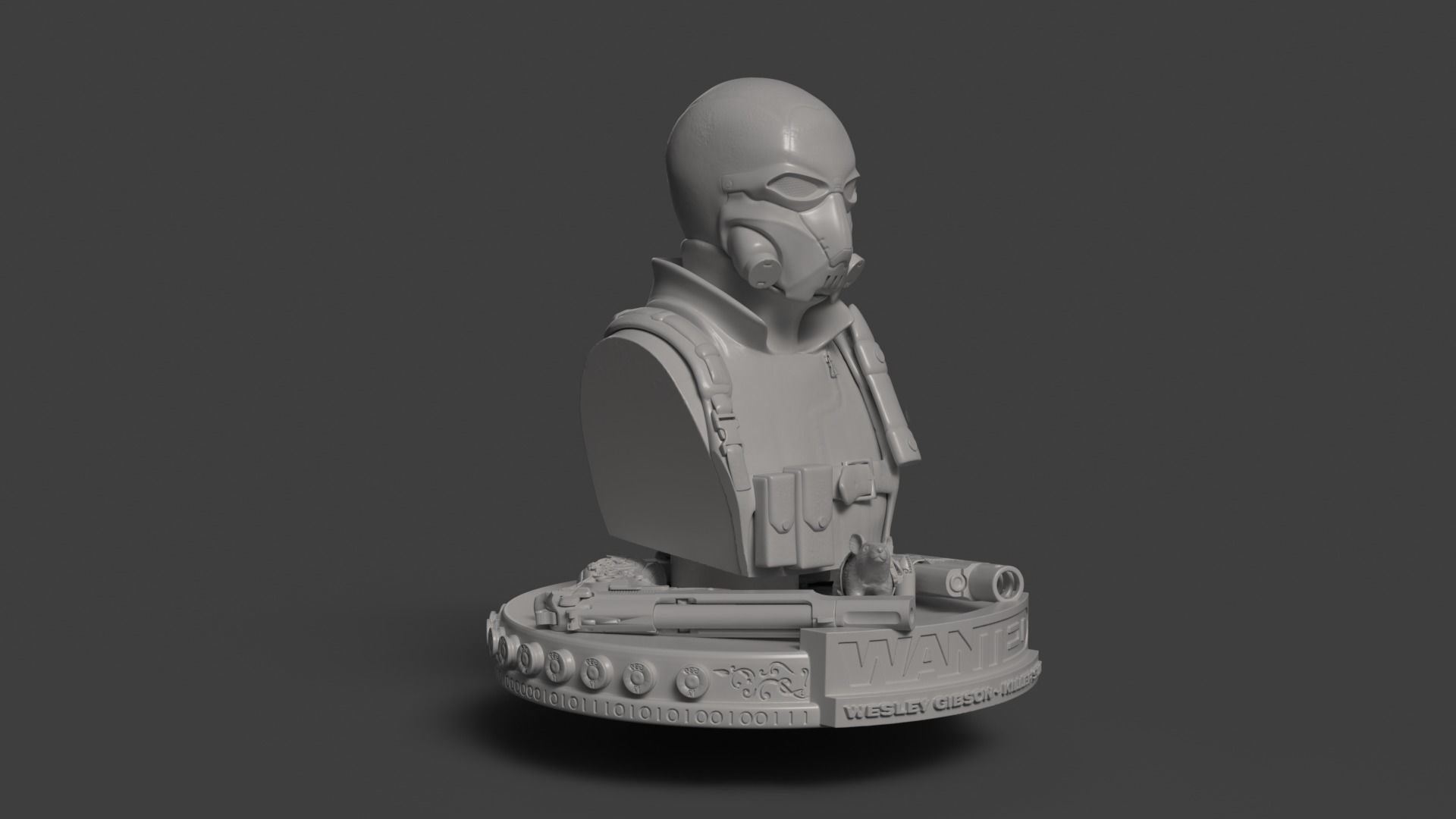 WANTED WEAPONS OF FATE SCULPT WESLEY GIBSON KILLERSUIT 3D print model_12